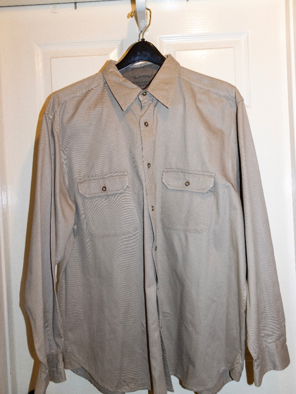 Faded Glory Khaki demin shirt